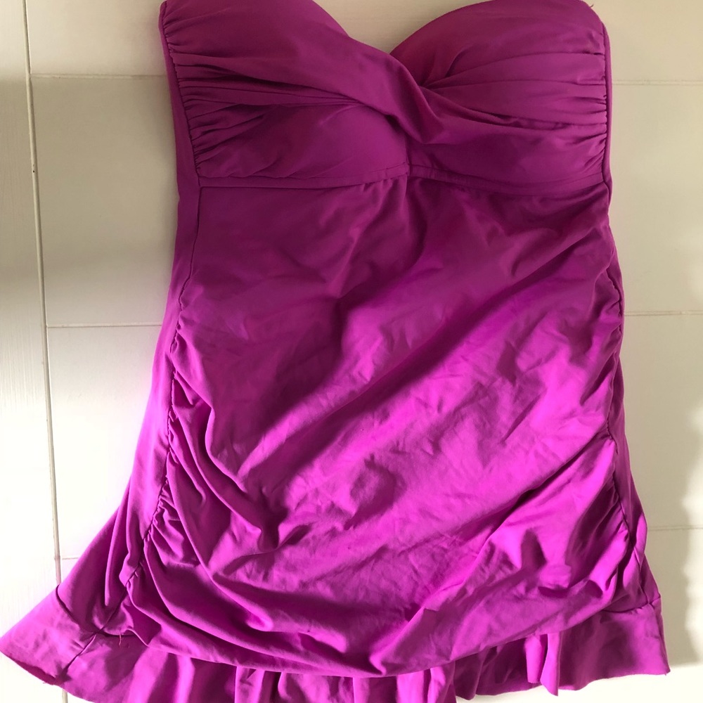 Hot pink one piece
